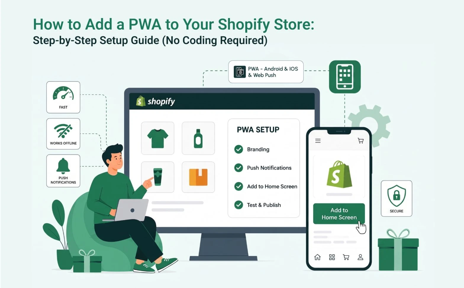 How to Add a PWA to Shopify Store Without Coding Using Qe PWA