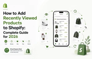 How to add recently viewed products to Shopify